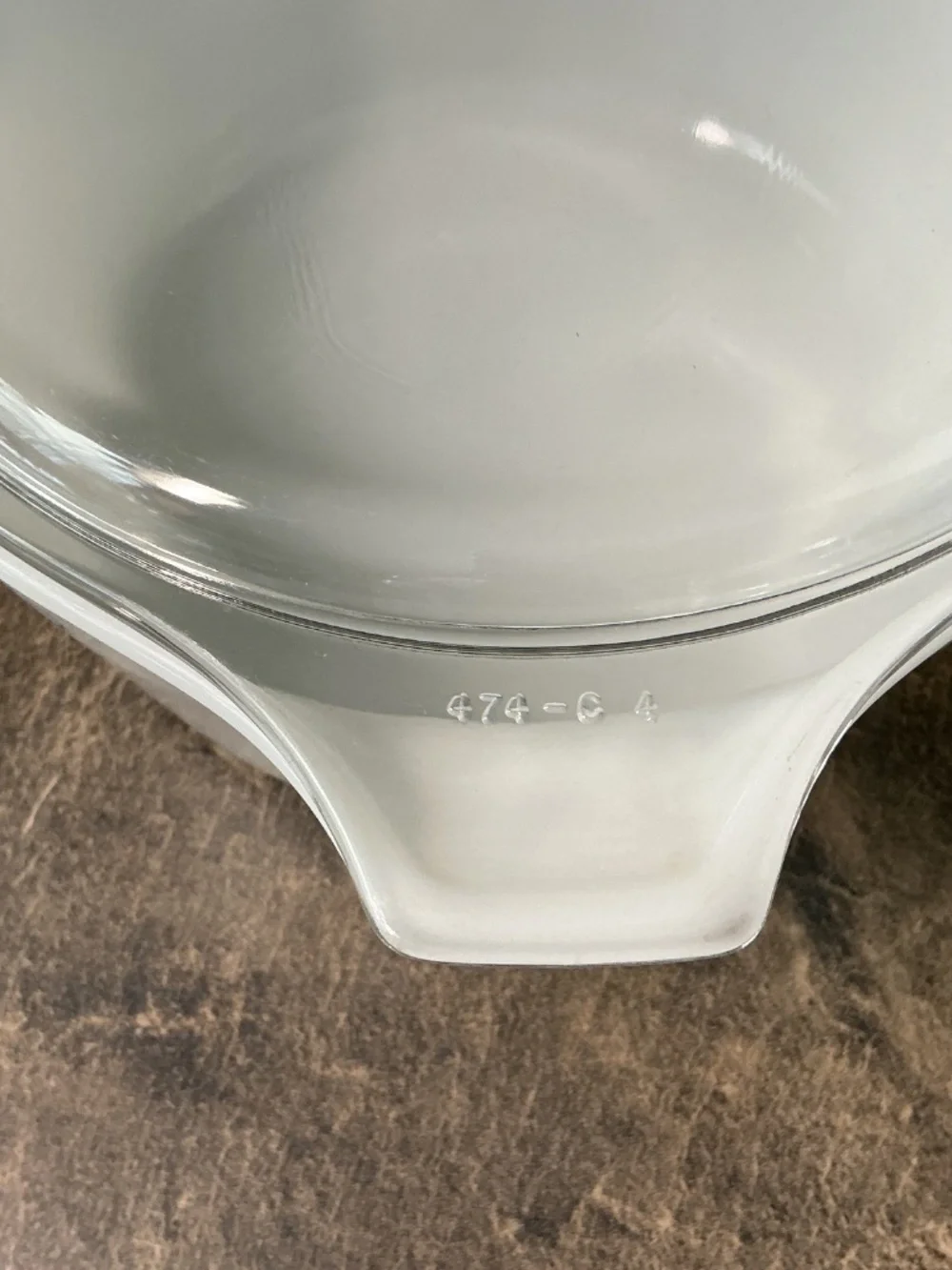 Vintage Pyrex Snowflake Garland Cinderella Casserole Bowl w/Lid - 474-B - Picture 5 of 9